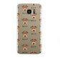 Welsh Terrier Icon with Name Samsung Galaxy S7 Edge Case