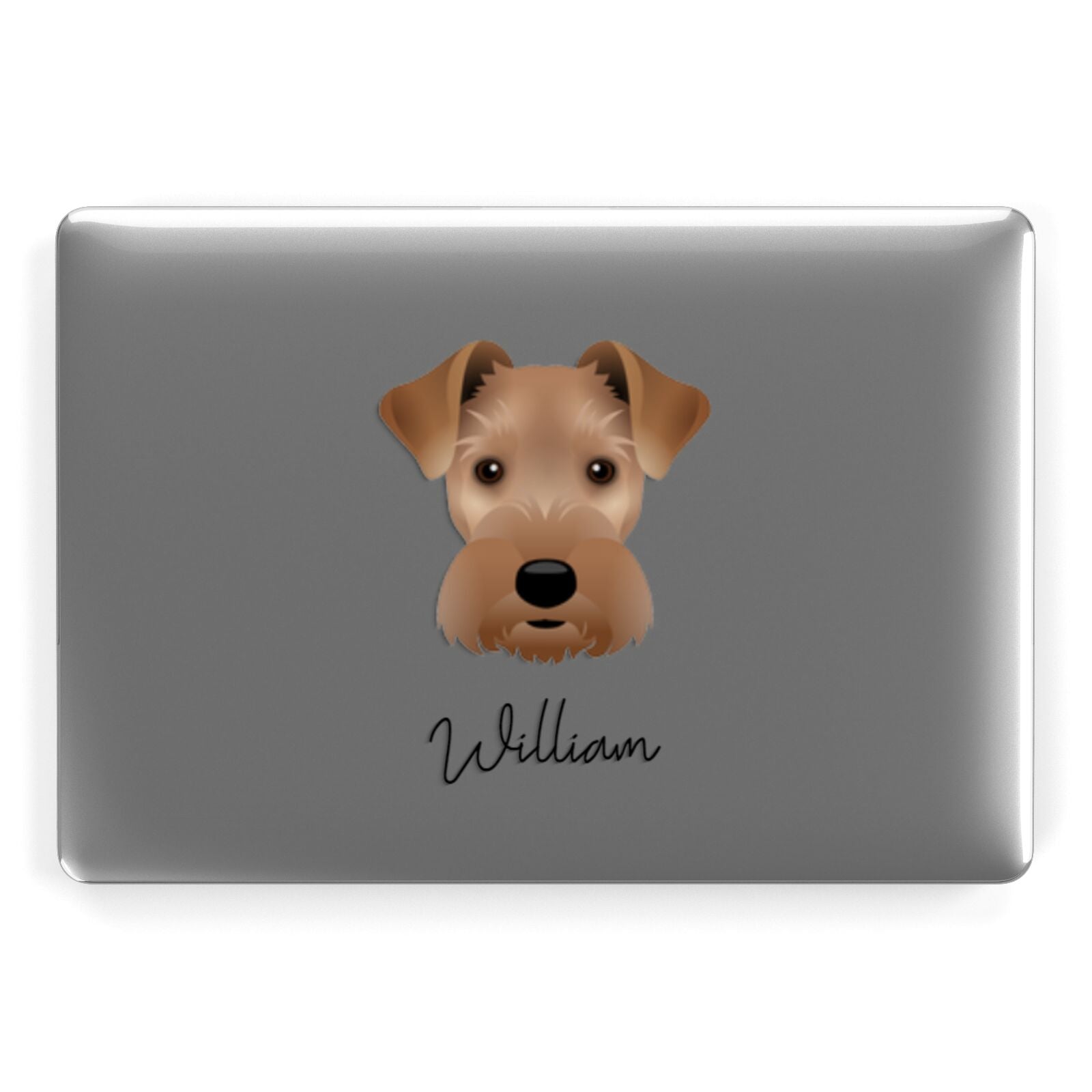 Welsh Terrier Personalised Apple MacBook Case