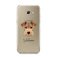 Welsh Terrier Personalised Samsung Galaxy A5 2017 Case on gold phone