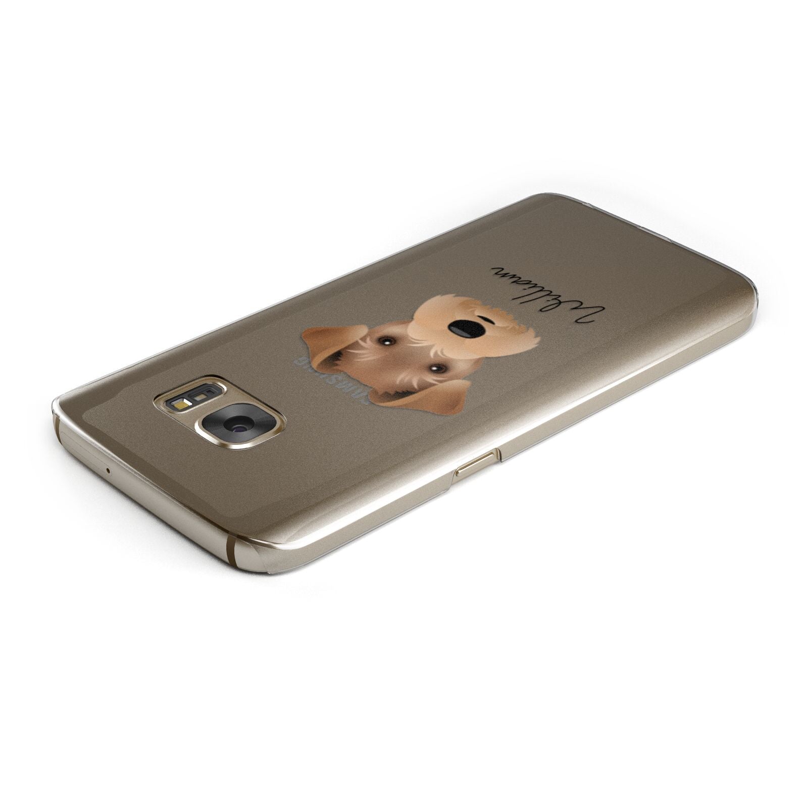 Welsh Terrier Personalised Samsung Galaxy Case Top Cutout