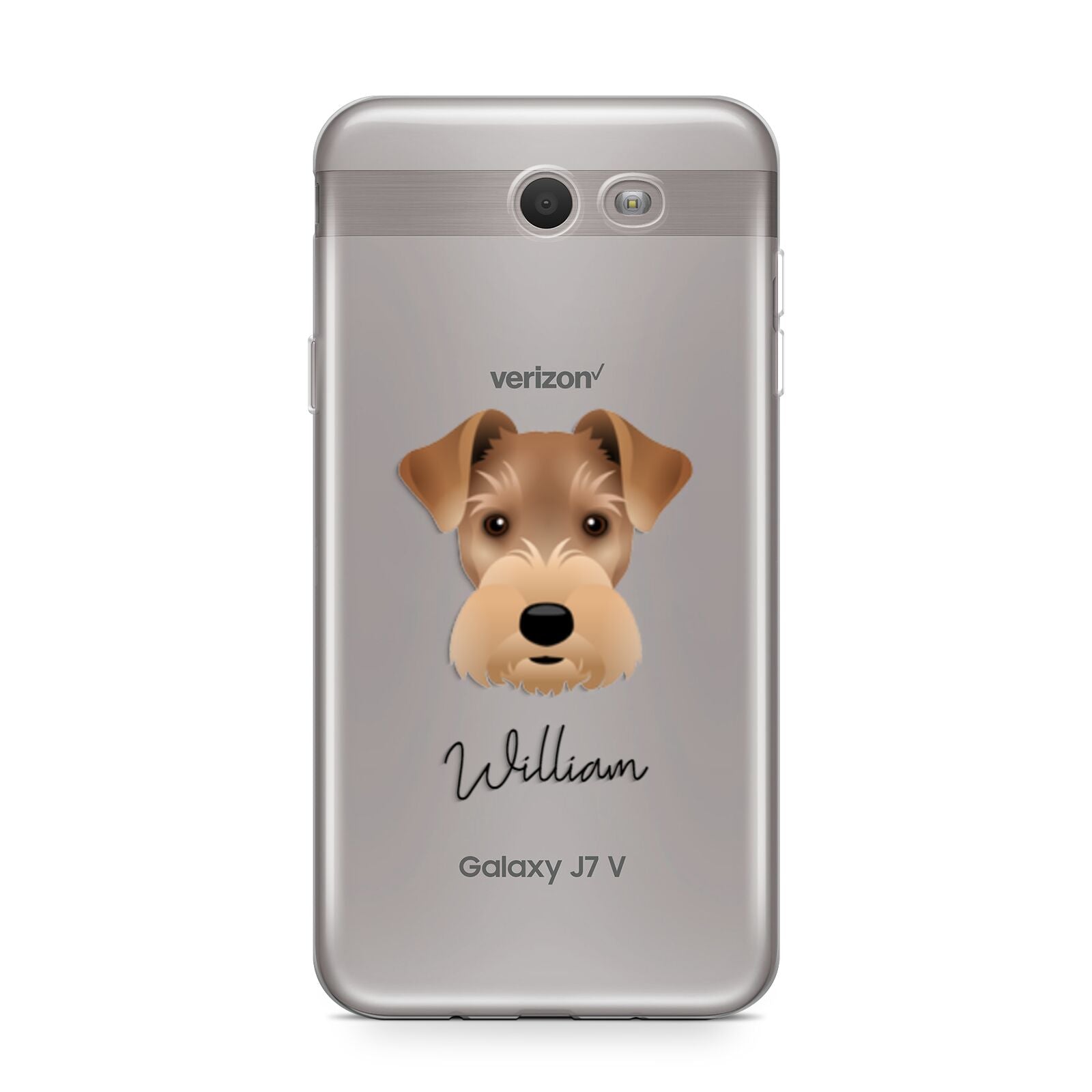 Welsh Terrier Personalised Samsung Galaxy J7 2017 Case