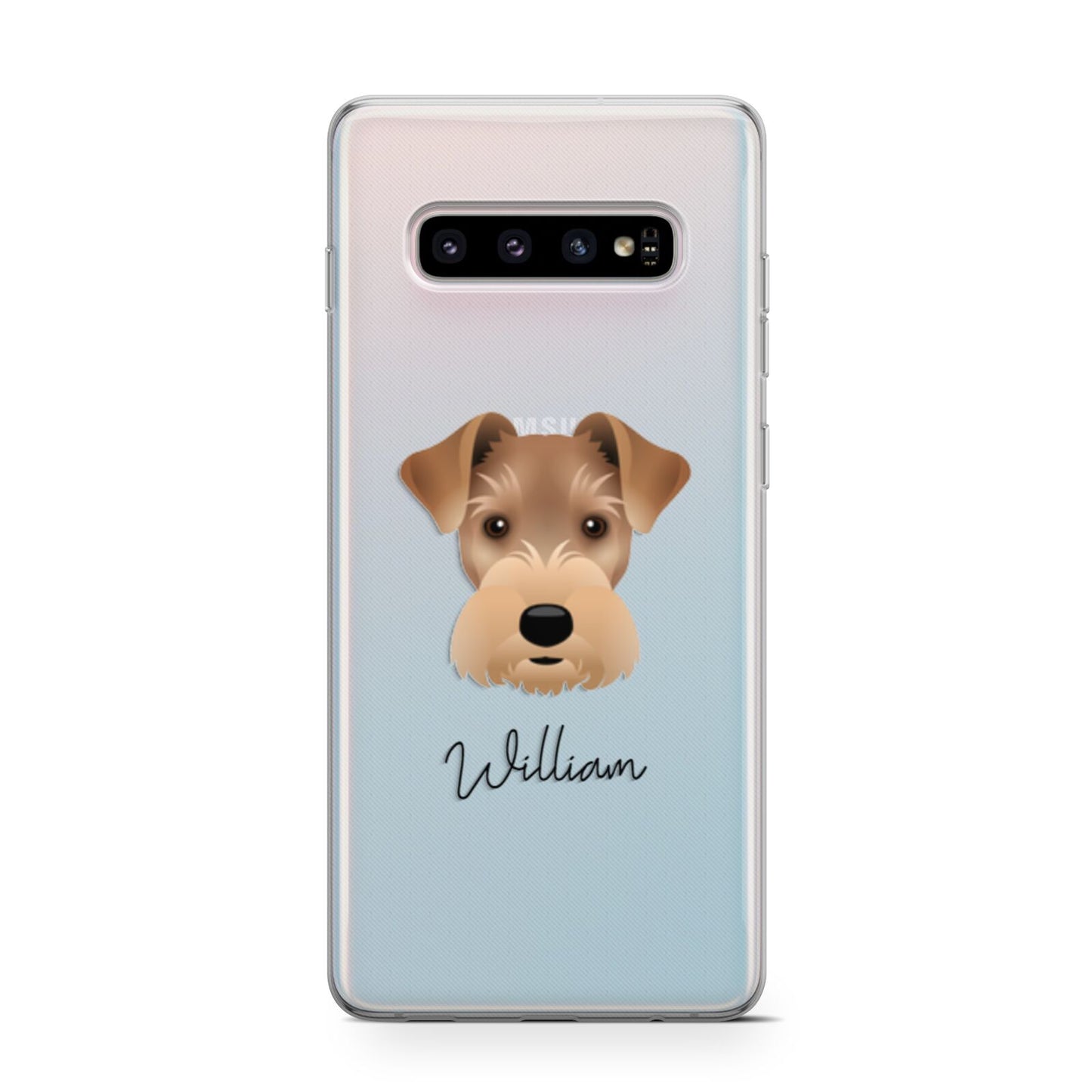 Welsh Terrier Personalised Samsung Galaxy S10 Case