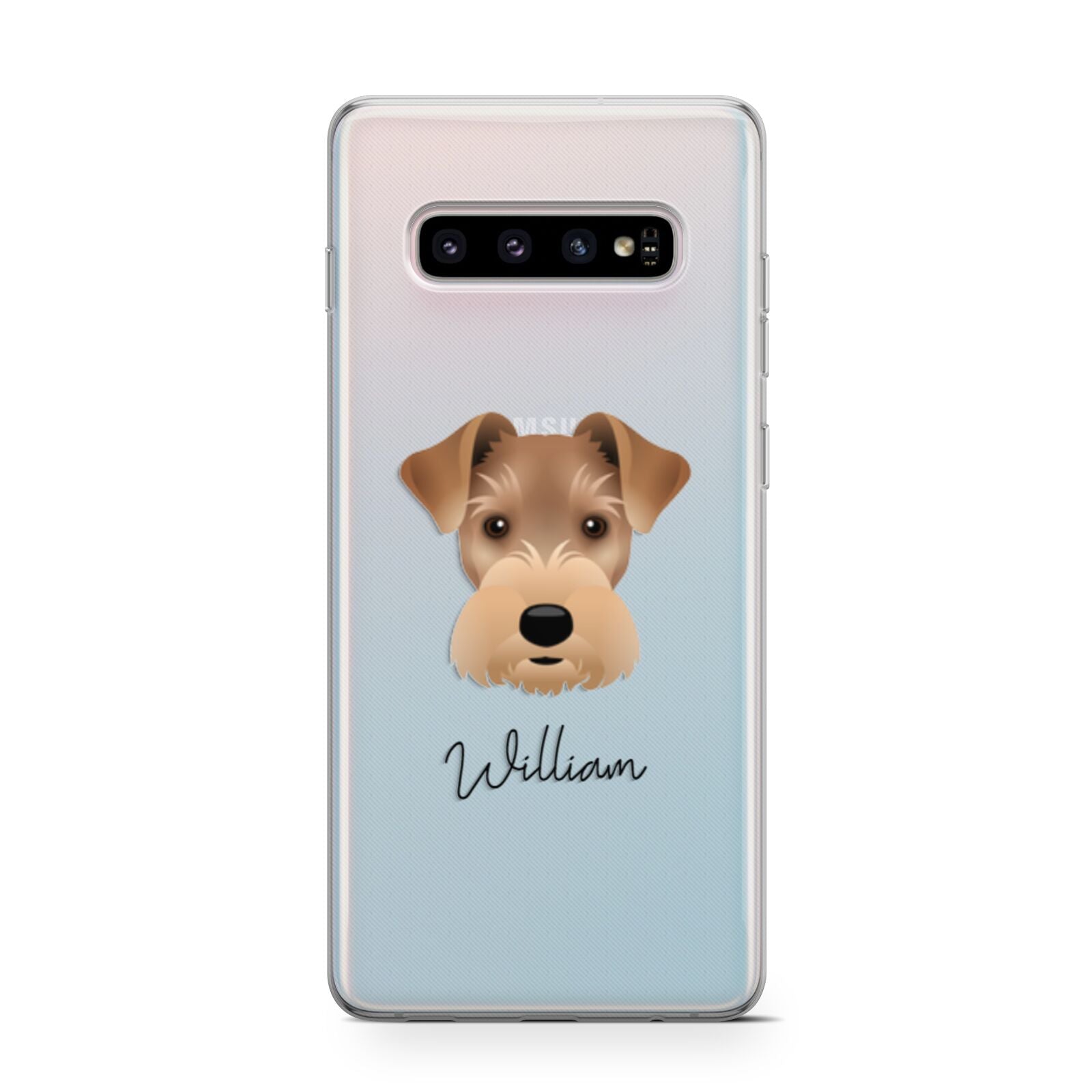 Welsh Terrier Personalised Samsung Galaxy S10 Case