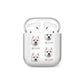 West Highland White Terrier Icon with Name AirPods Case