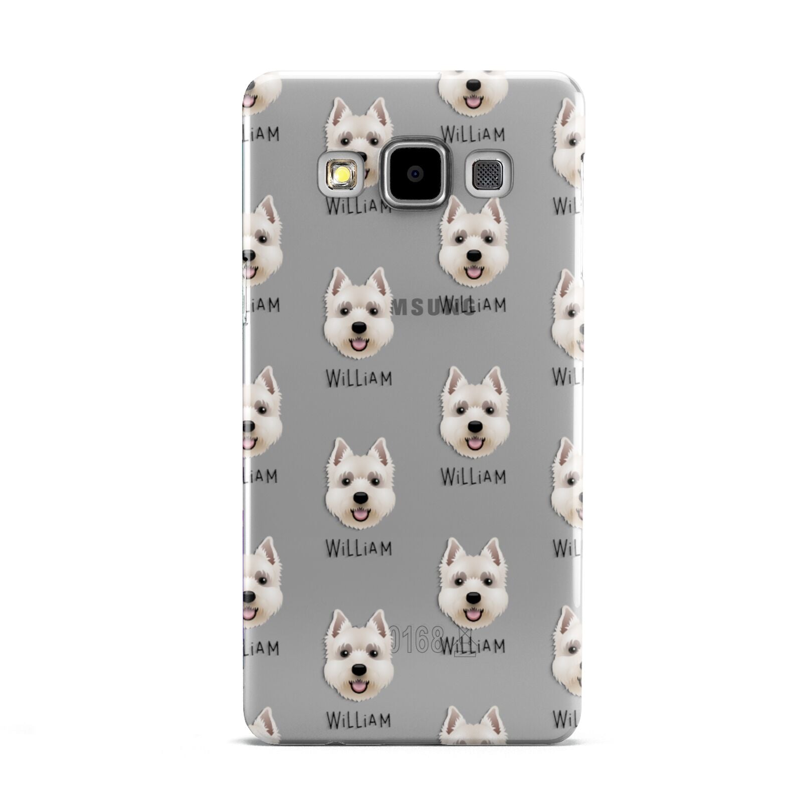 West Highland White Terrier Icon with Name Samsung Galaxy A5 Case