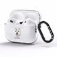 West Highland White Terrier Personalised AirPods Pro Clear Case Side Image