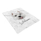 West Highland White Terrier Personalised Large Fleece Blankets