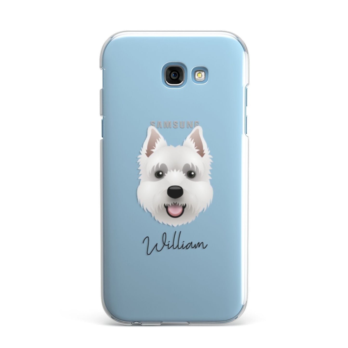 West Highland White Terrier Personalised Samsung Galaxy A7 2017 Case