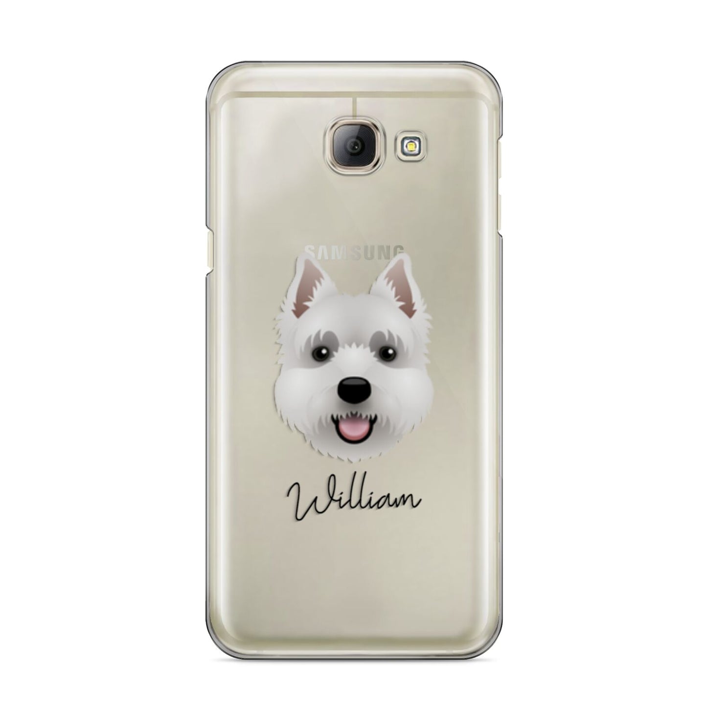 West Highland White Terrier Personalised Samsung Galaxy A8 2016 Case