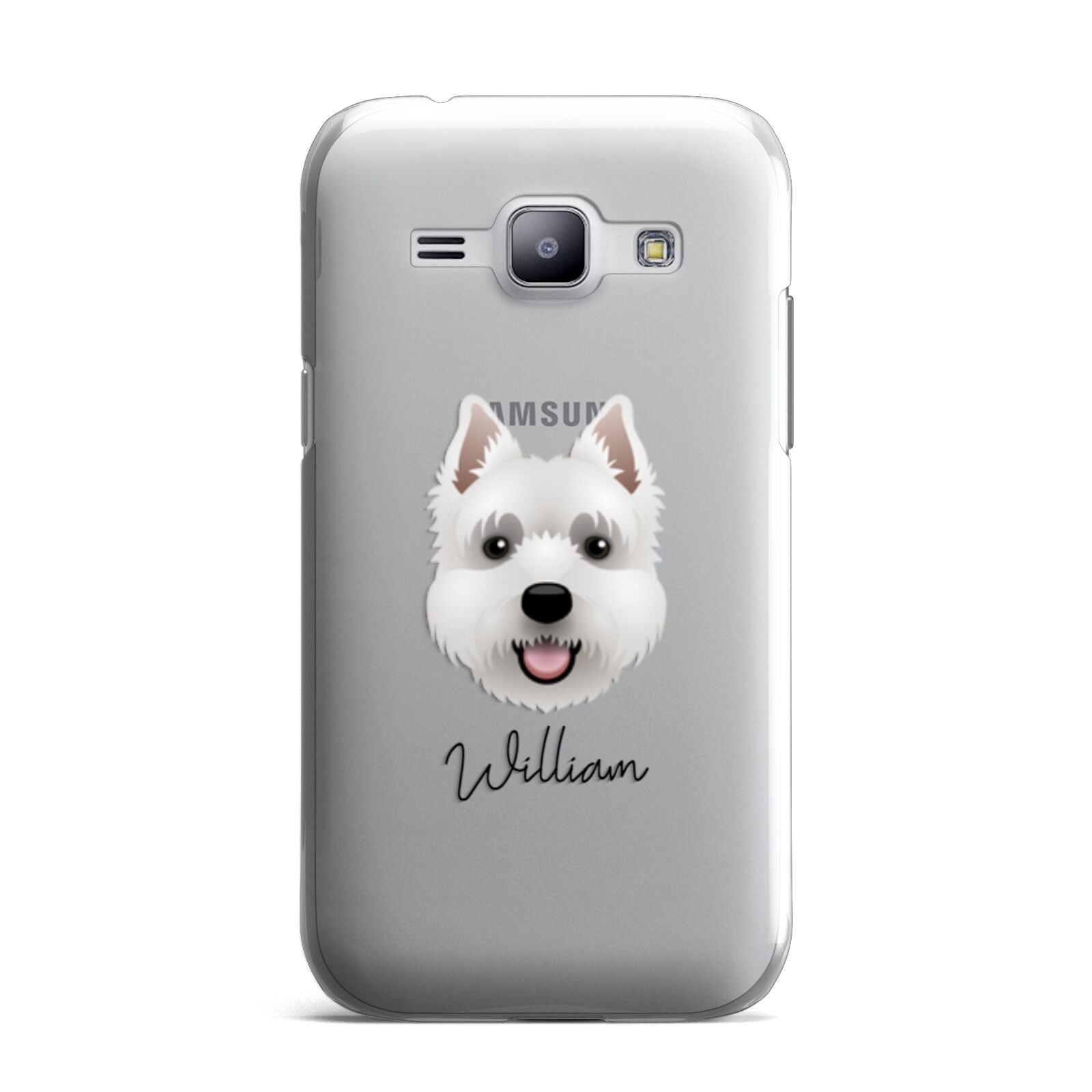 West Highland White Terrier Personalised Samsung Galaxy J1 2015 Case