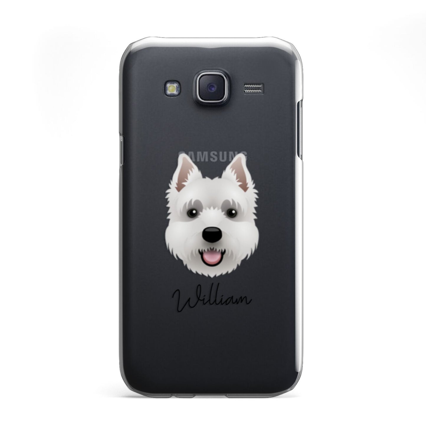 West Highland White Terrier Personalised Samsung Galaxy J5 Case