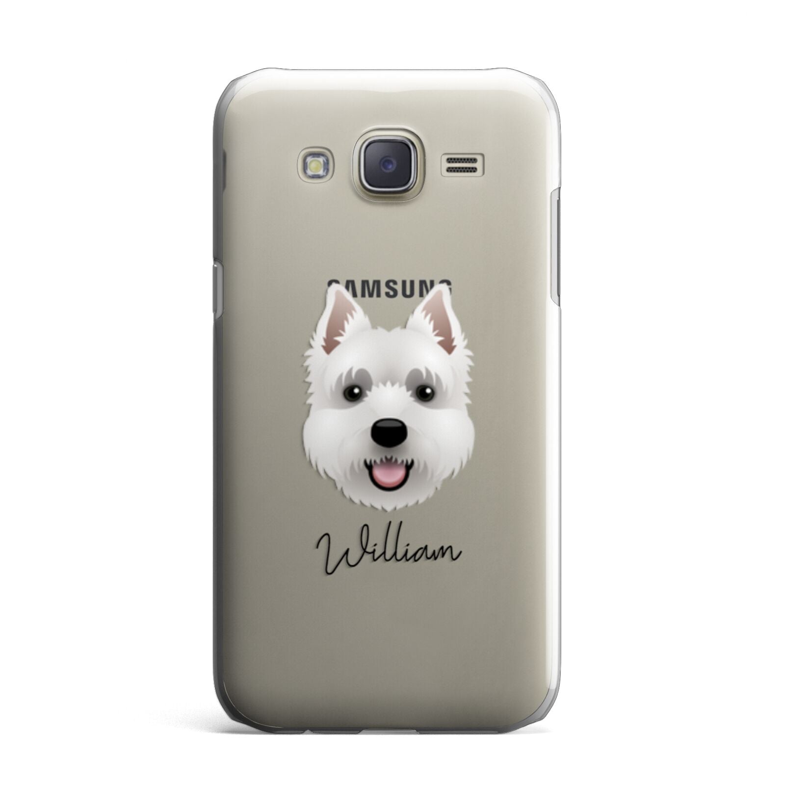 West Highland White Terrier Personalised Samsung Galaxy J7 Case