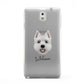 West Highland White Terrier Personalised Samsung Galaxy Note 3 Case