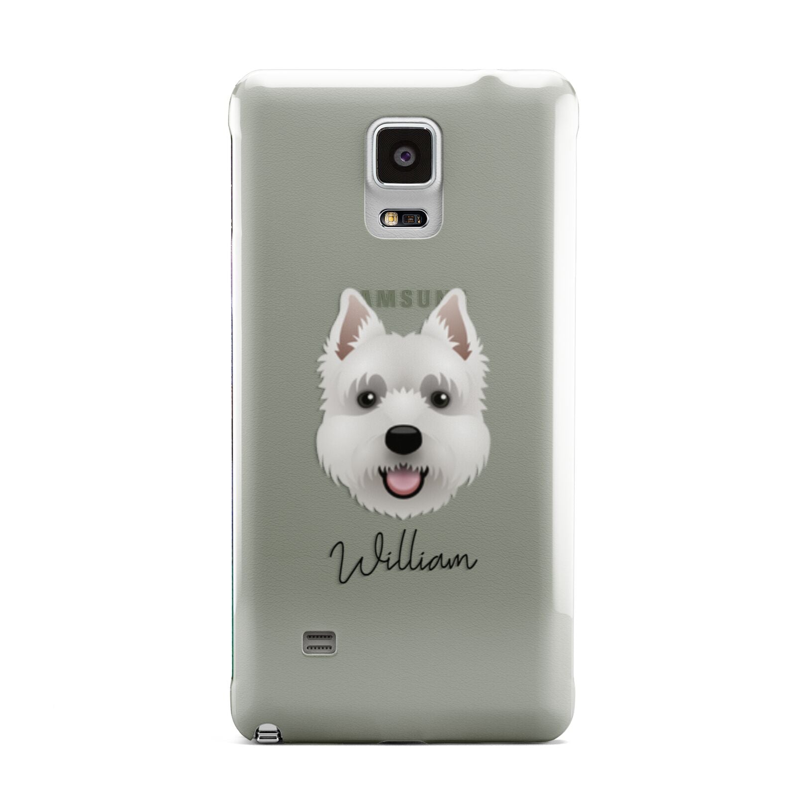 West Highland White Terrier Personalised Samsung Galaxy Note 4 Case