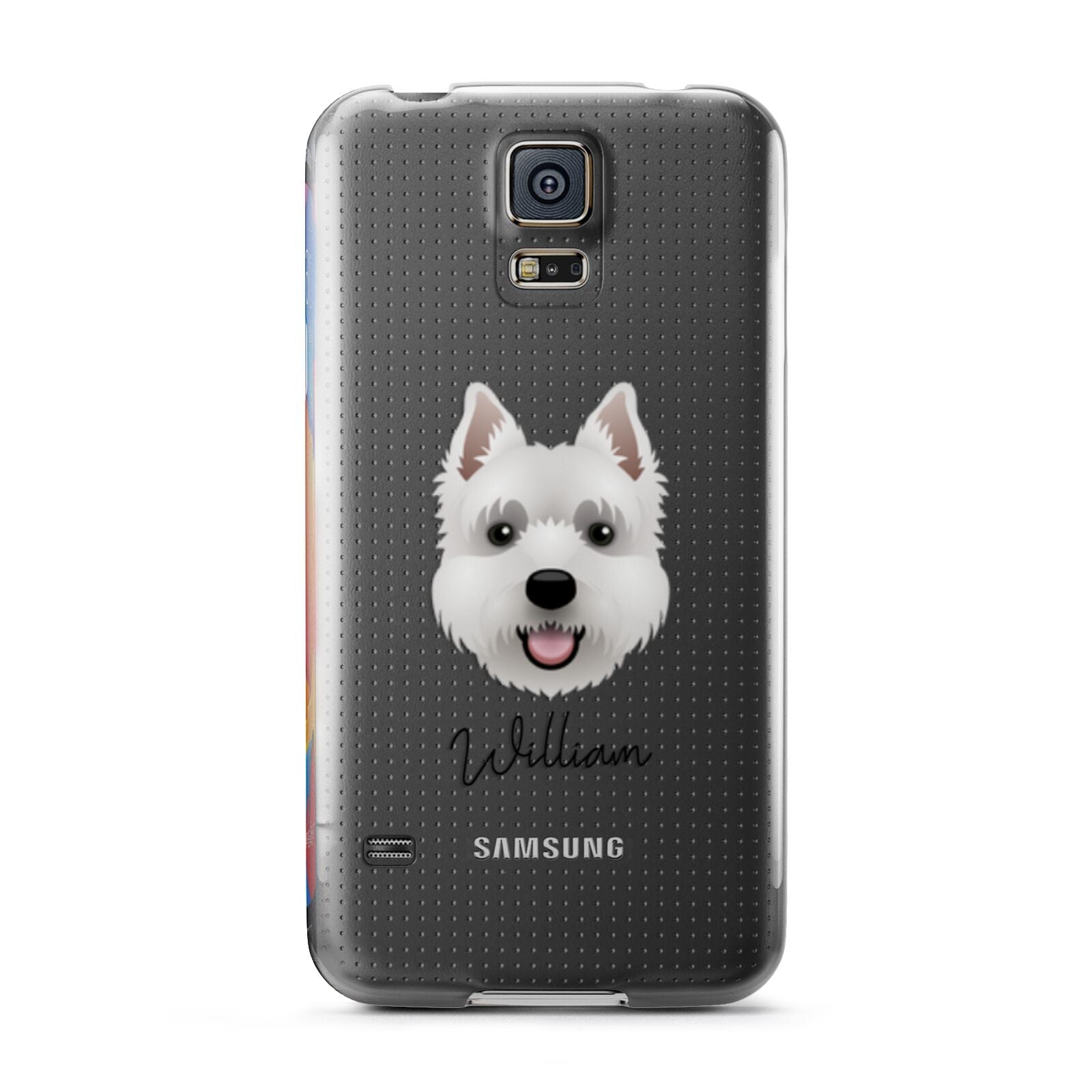 West Highland White Terrier Personalised Samsung Galaxy S5 Case