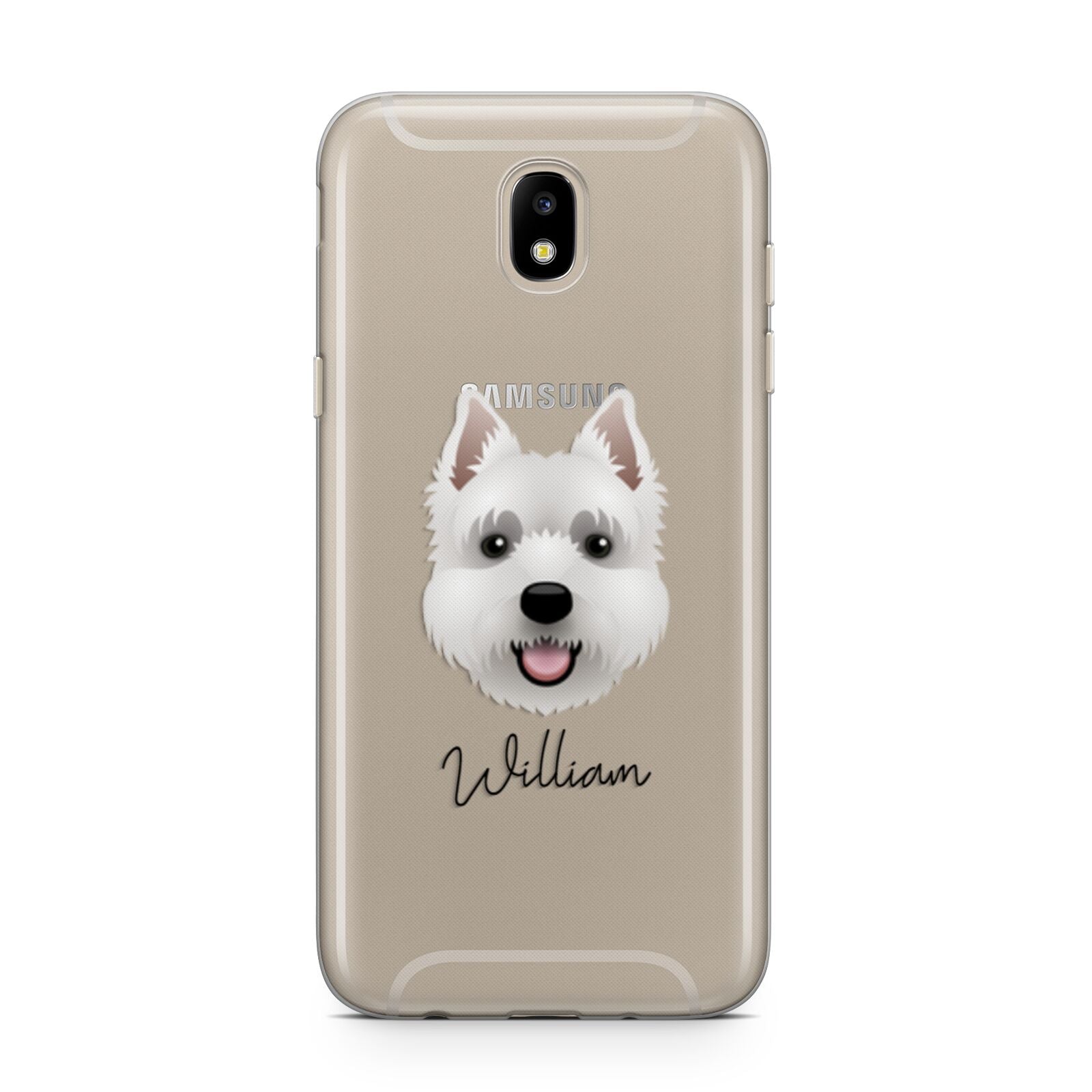 West Highland White Terrier Personalised Samsung J5 2017 Case
