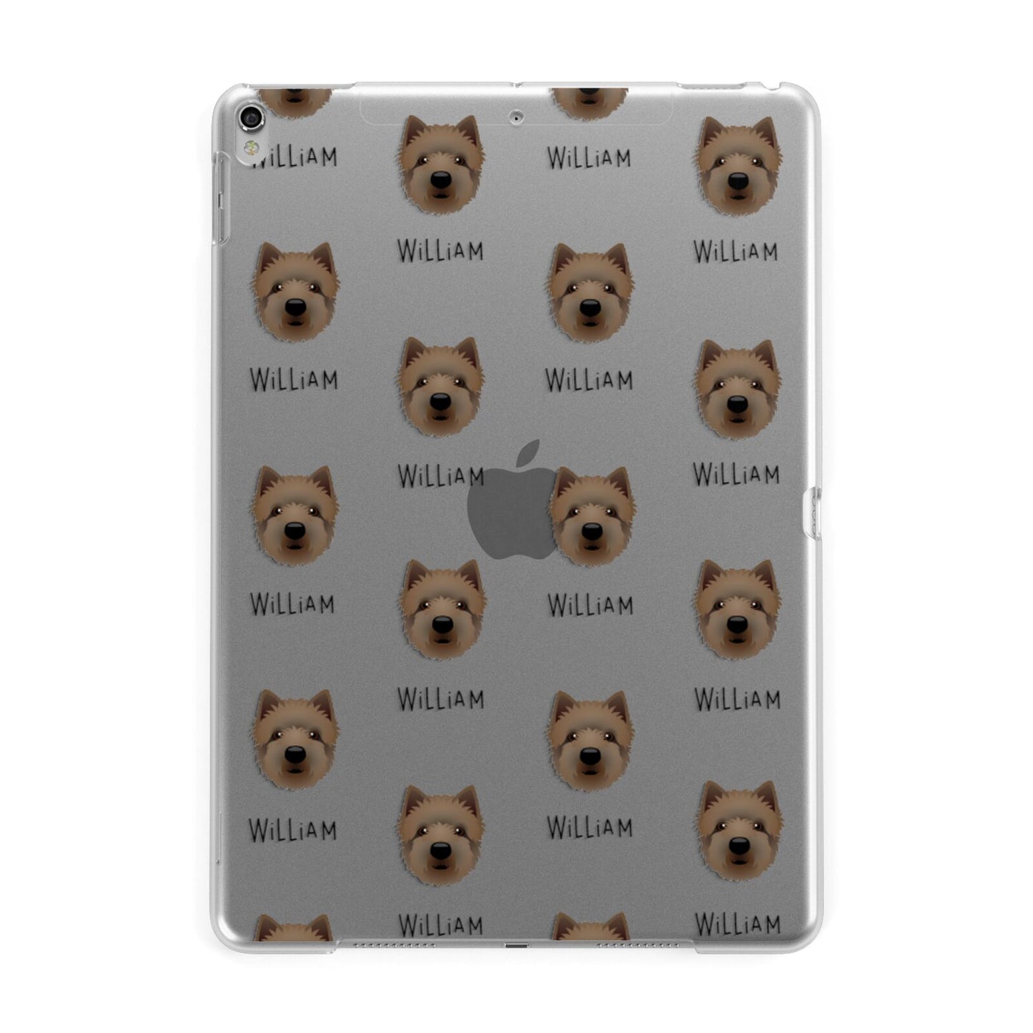 Westiepoo Icon with Name Apple iPad Silver Case