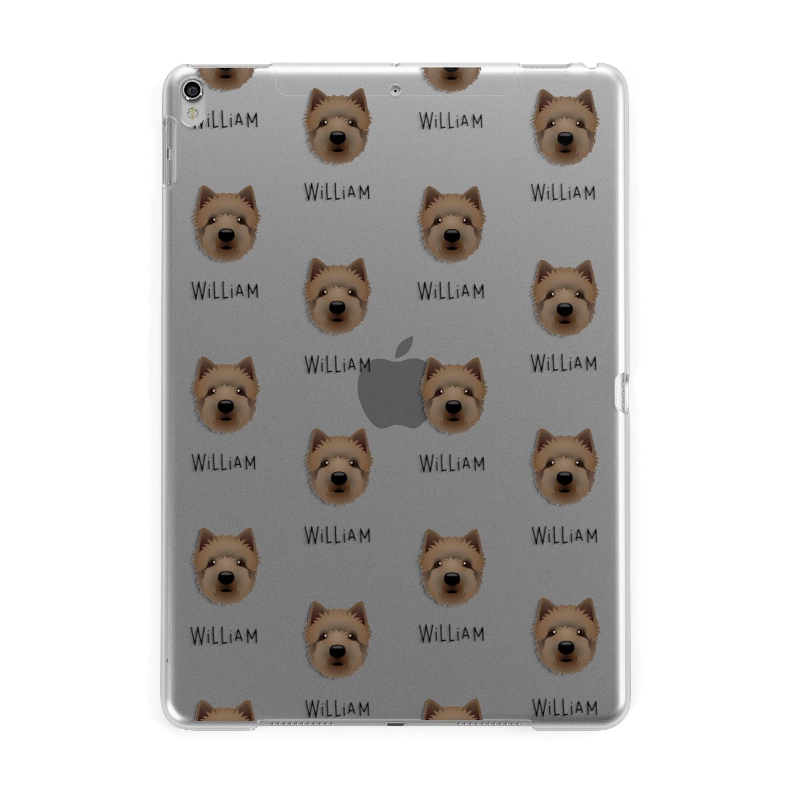 Westiepoo Icon with Name Apple iPad Silver Case