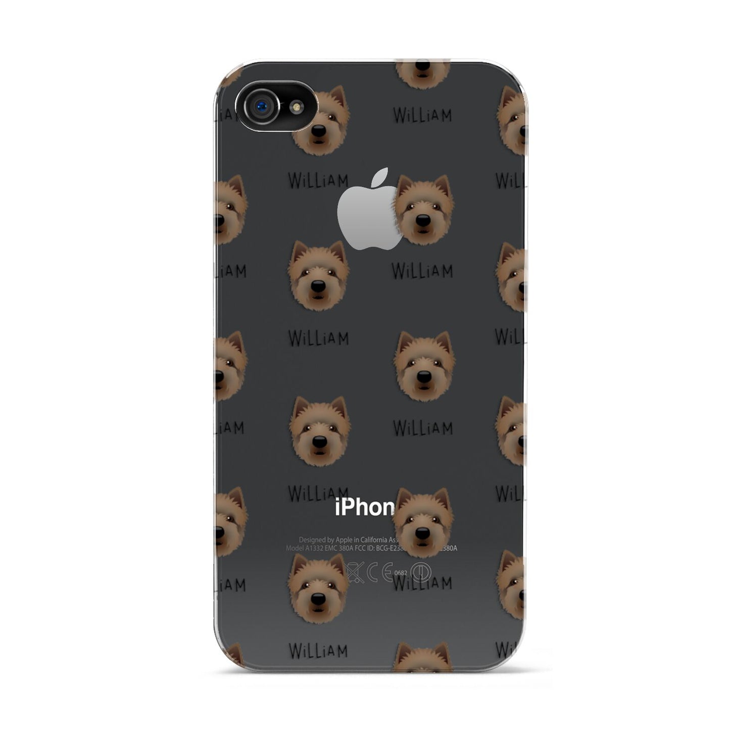Westiepoo Icon with Name Apple iPhone 4s Case