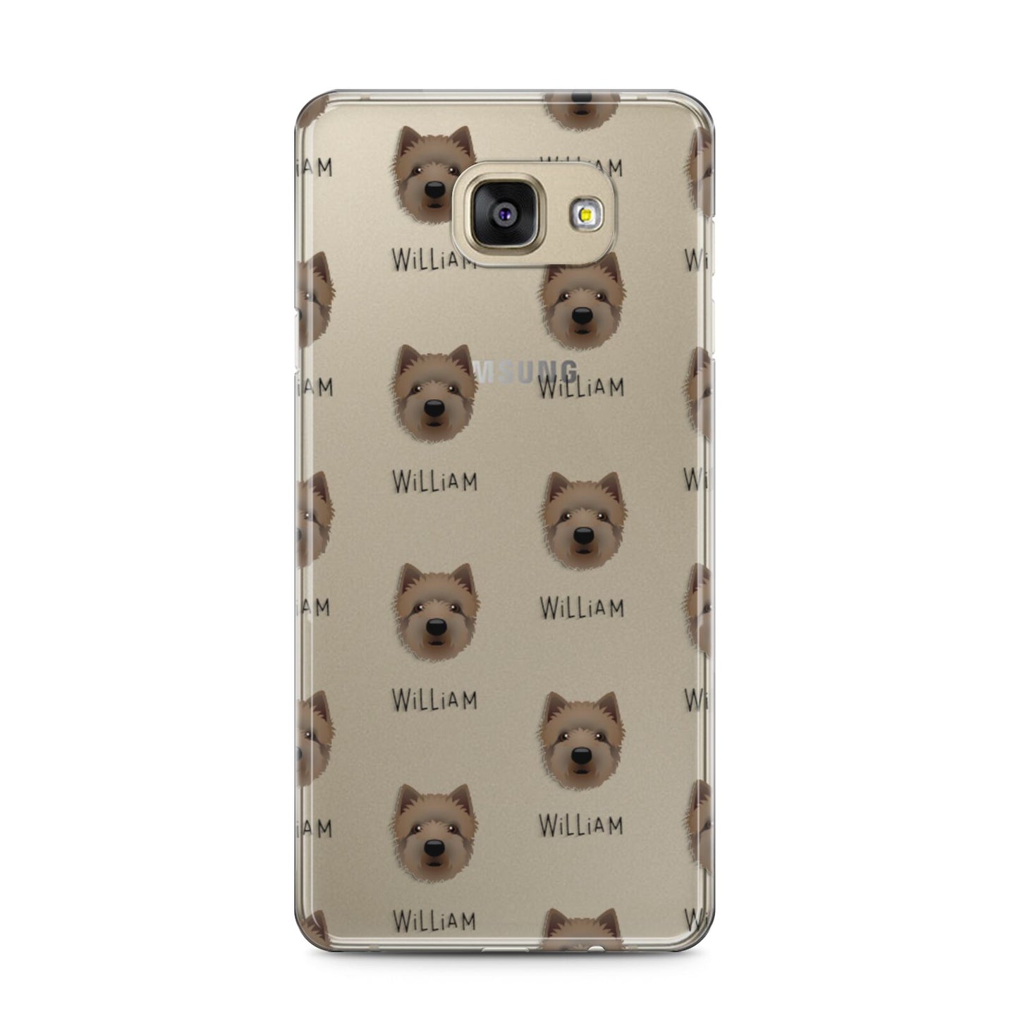 Westiepoo Icon with Name Samsung Galaxy A5 2016 Case on gold phone