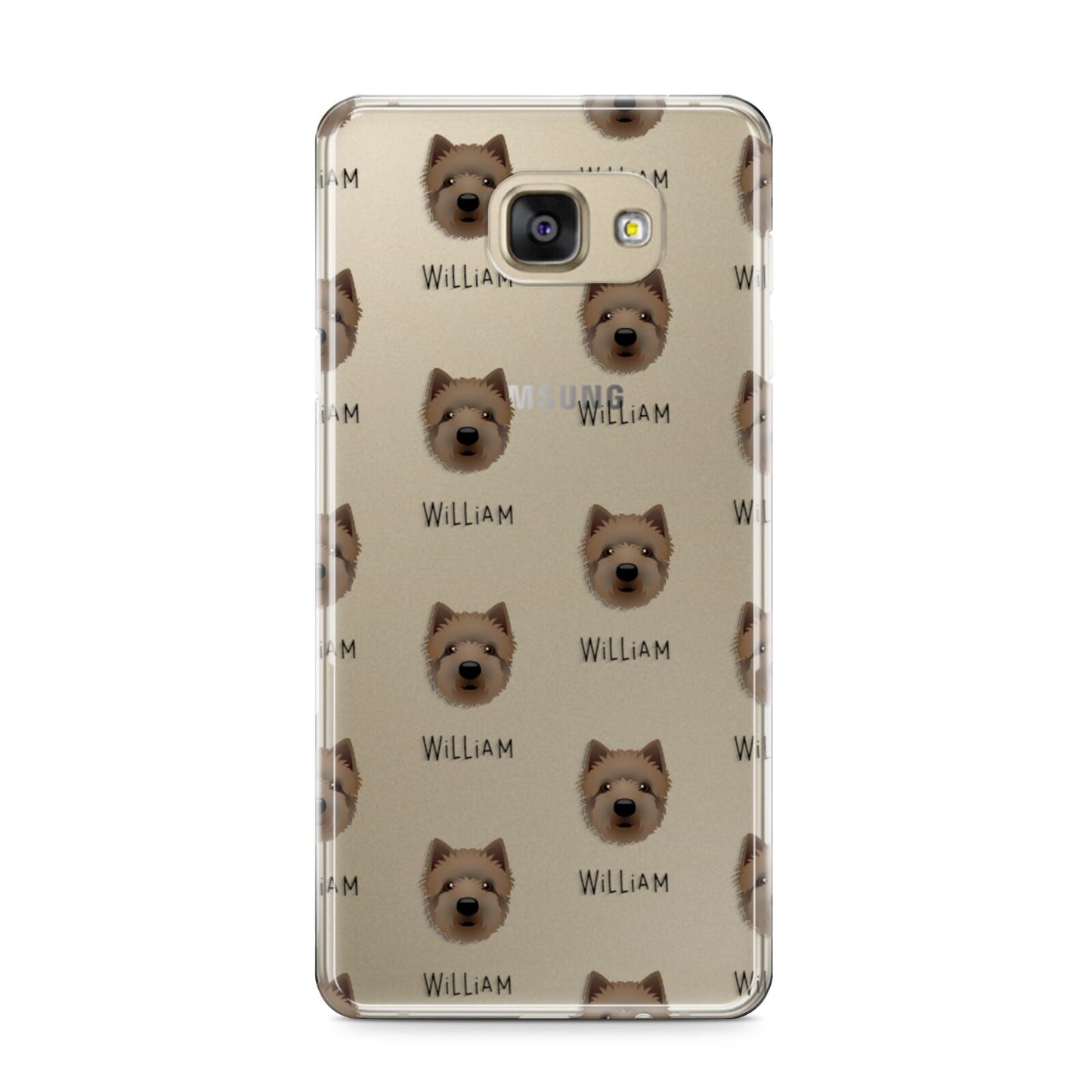 Westiepoo Icon with Name Samsung Galaxy A9 2016 Case on gold phone