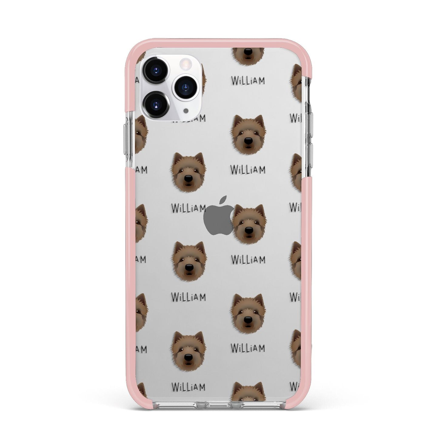 Westiepoo Icon with Name iPhone 11 Pro Max Impact Pink Edge Case