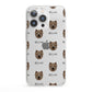 Westiepoo Icon with Name iPhone 13 Pro Clear Bumper Case