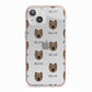 Westiepoo Icon with Name iPhone 13 TPU Impact Case with Pink Edges
