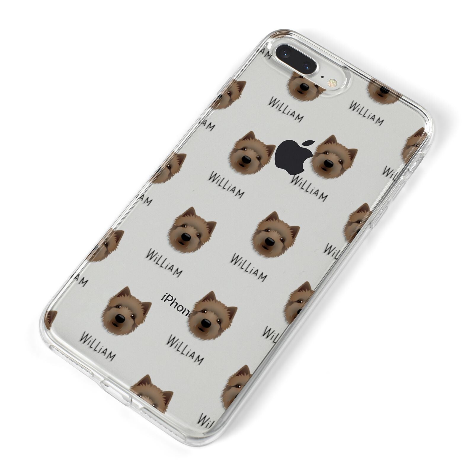 Westiepoo Icon with Name iPhone 8 Plus Bumper Case on Silver iPhone Alternative Image