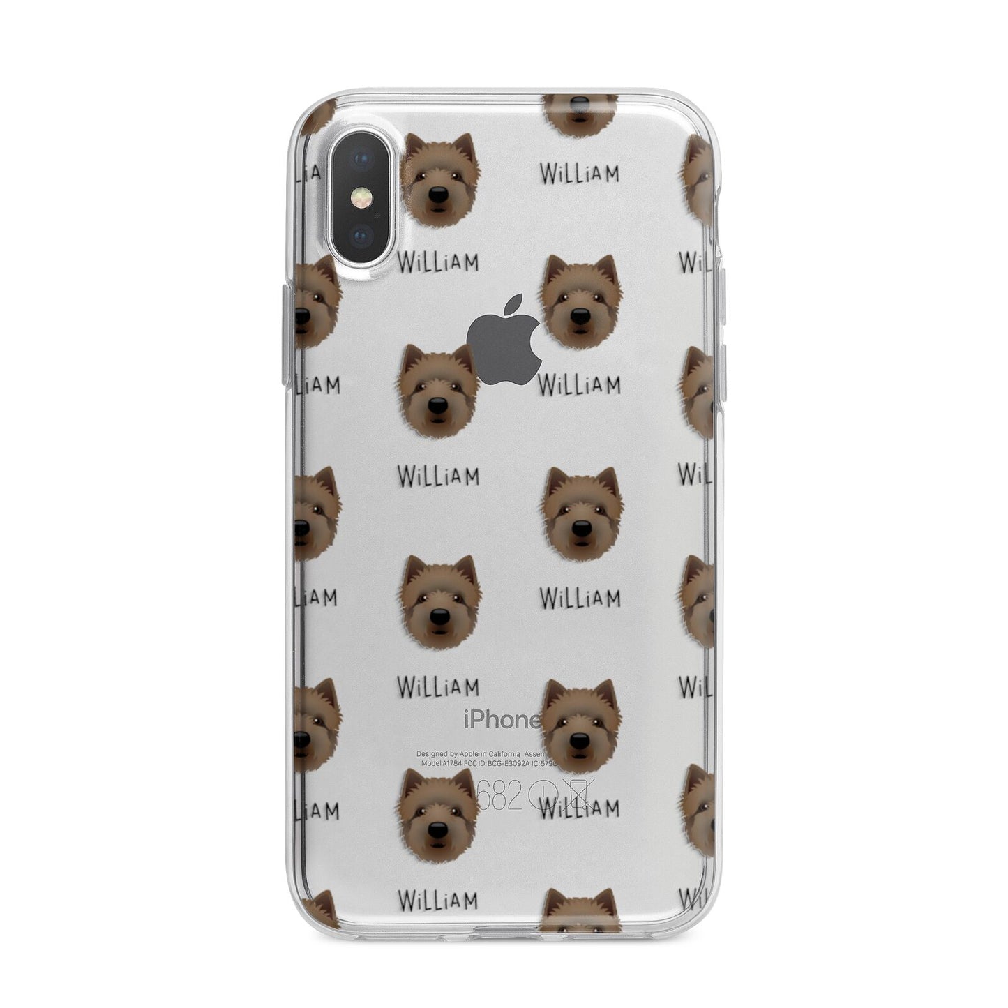 Westiepoo Icon with Name iPhone X Bumper Case on Silver iPhone Alternative Image 1