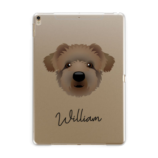 Westiepoo Personalised Apple iPad Gold Case