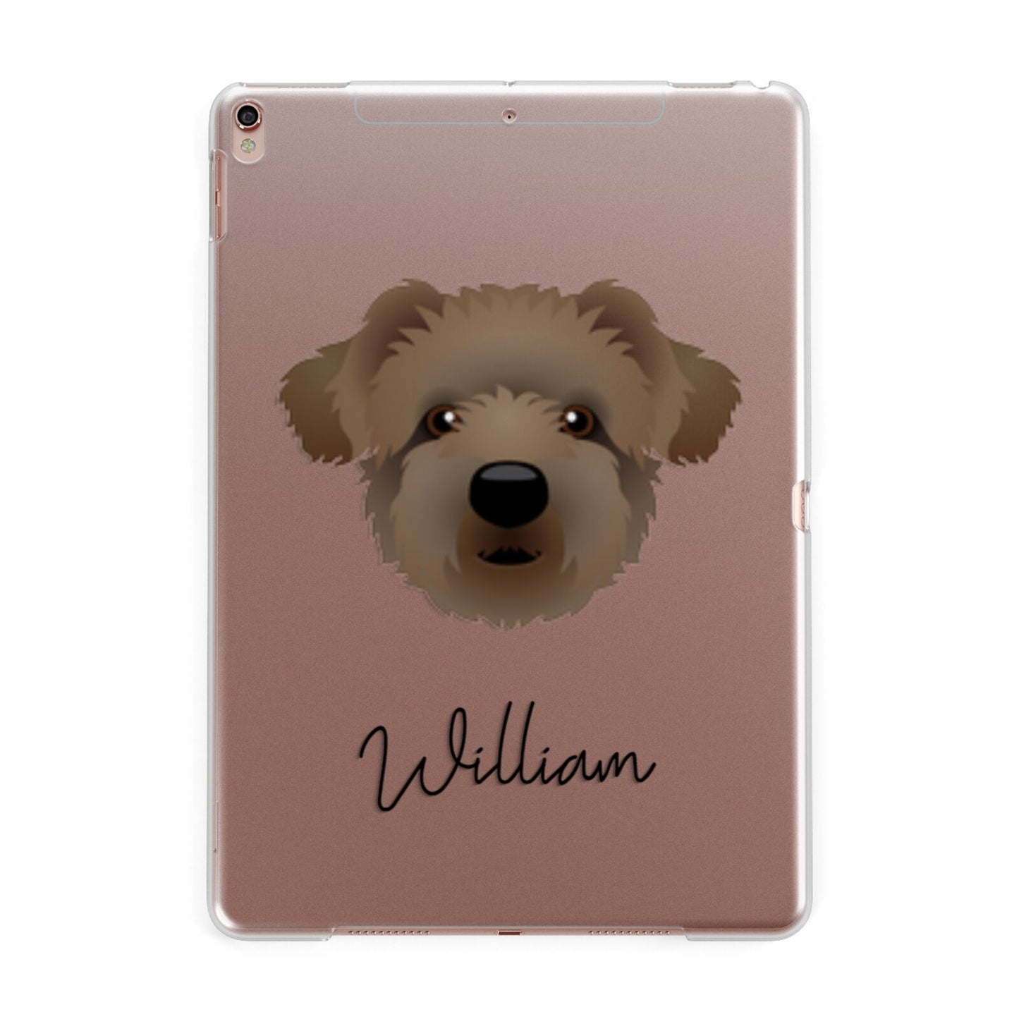 Westiepoo Personalised Apple iPad Rose Gold Case