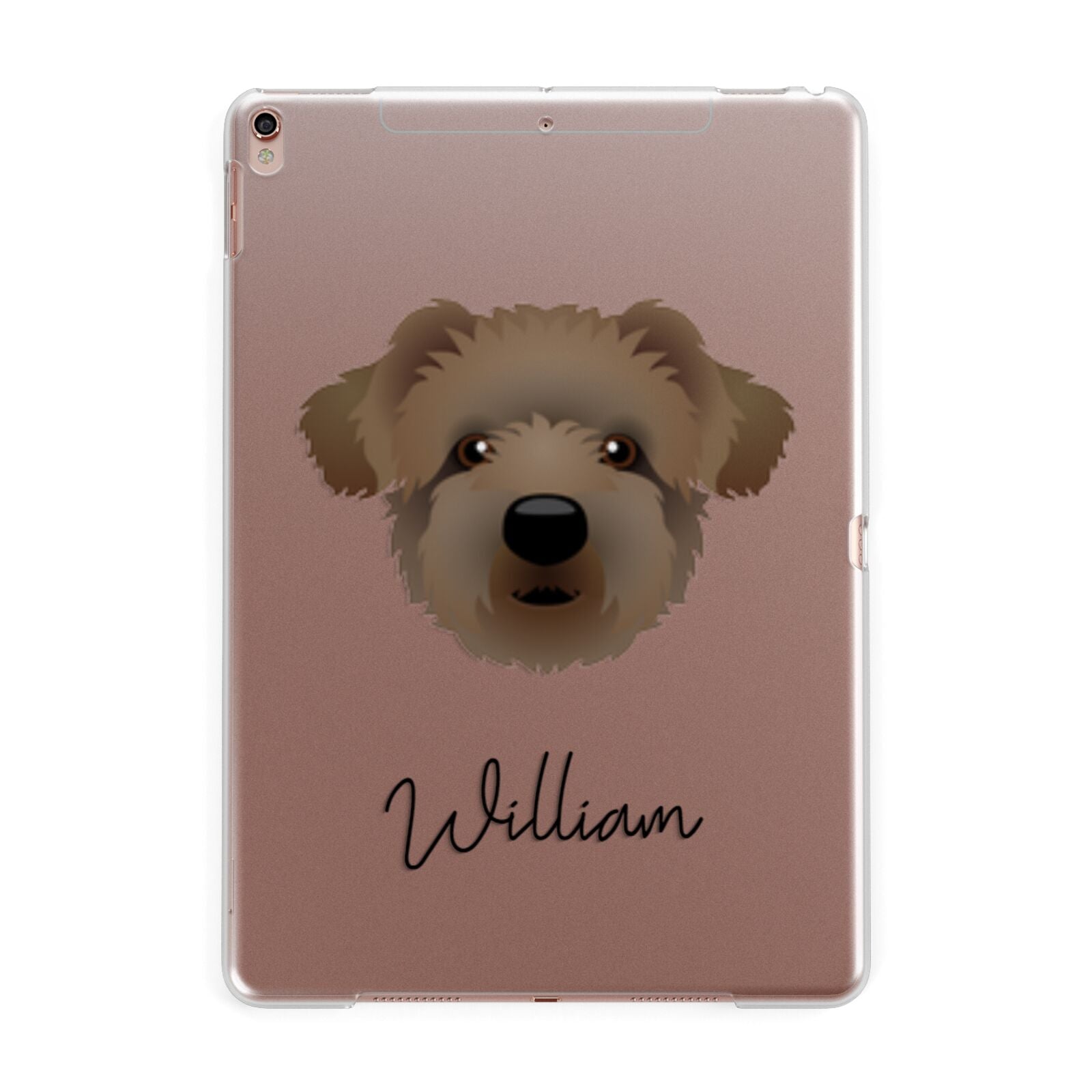 Westiepoo Personalised Apple iPad Rose Gold Case