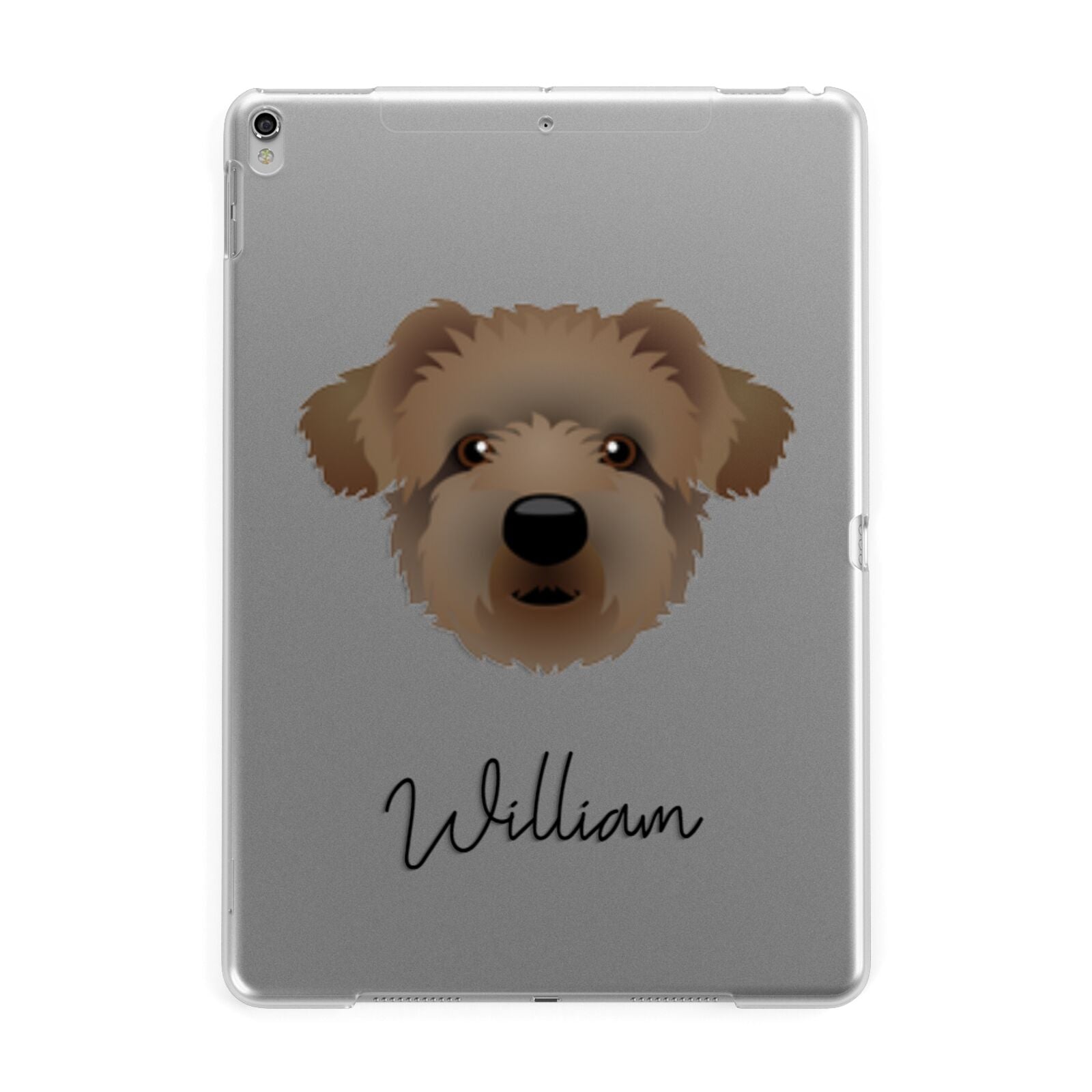 Westiepoo Personalised Apple iPad Silver Case
