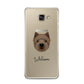 Westiepoo Personalised Samsung Galaxy A3 2016 Case on gold phone