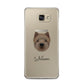 Westiepoo Personalised Samsung Galaxy A5 2016 Case on gold phone