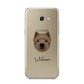 Westiepoo Personalised Samsung Galaxy A5 2017 Case on gold phone