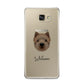 Westiepoo Personalised Samsung Galaxy A9 2016 Case on gold phone