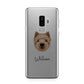 Westiepoo Personalised Samsung Galaxy S9 Plus Case on Silver phone