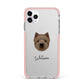 Westiepoo Personalised iPhone 11 Pro Max Impact Pink Edge Case