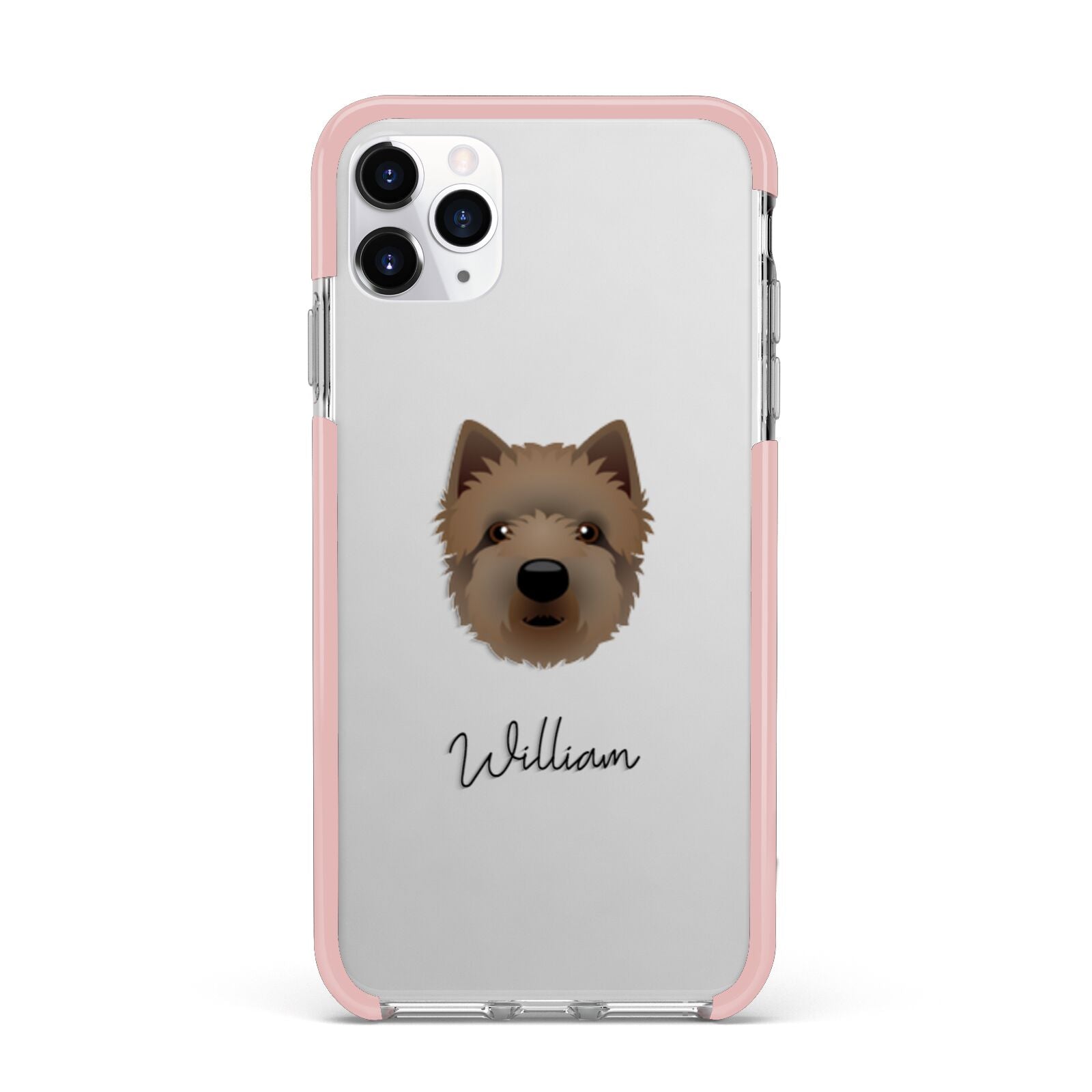Westiepoo Personalised iPhone 11 Pro Max Impact Pink Edge Case