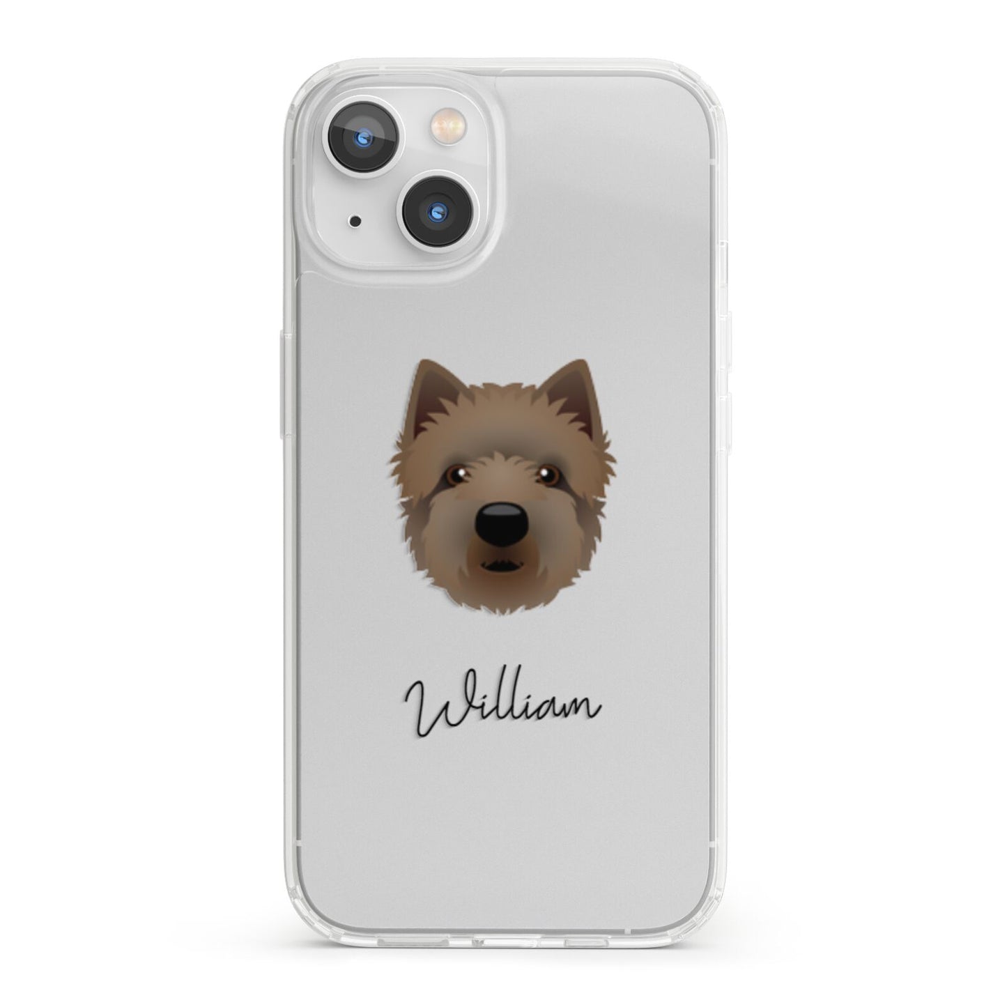Westiepoo Personalised iPhone 13 Clear Bumper Case