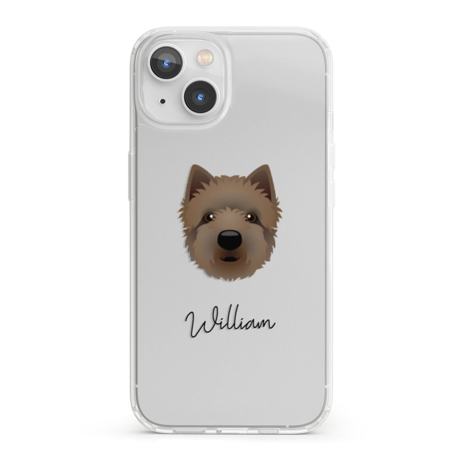 Westiepoo Personalised iPhone 13 Clear Bumper Case