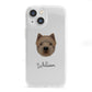 Westiepoo Personalised iPhone 13 Mini Clear Bumper Case