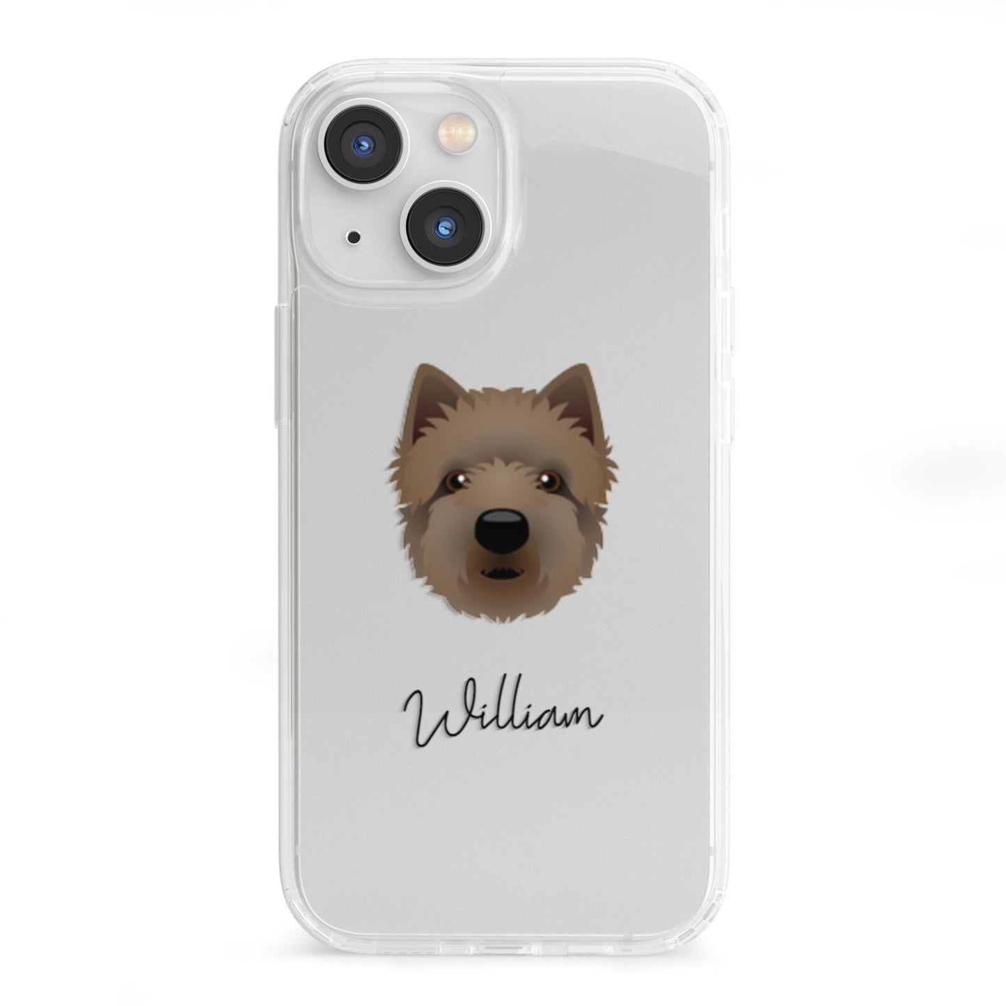Westiepoo Personalised iPhone 13 Mini Clear Bumper Case