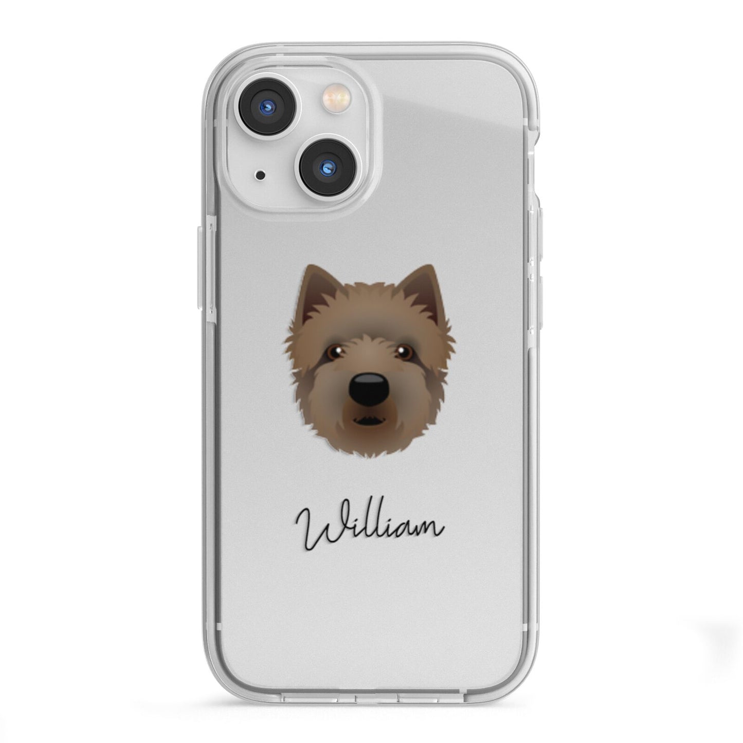 Westiepoo Personalised iPhone 13 Mini TPU Impact Case with White Edges