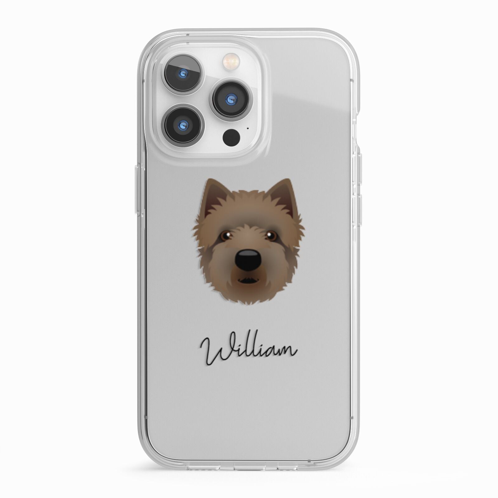 Westiepoo Personalised iPhone 13 Pro TPU Impact Case with White Edges
