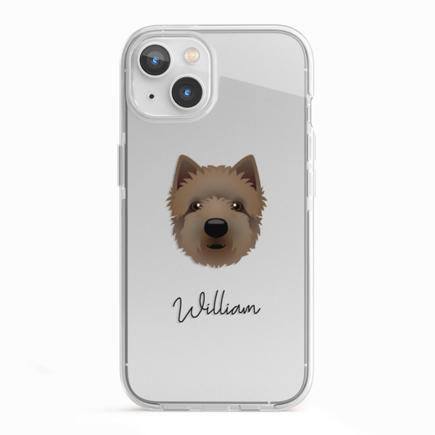 Westiepoo Personalised iPhone 13 TPU Impact Case with White Edges
