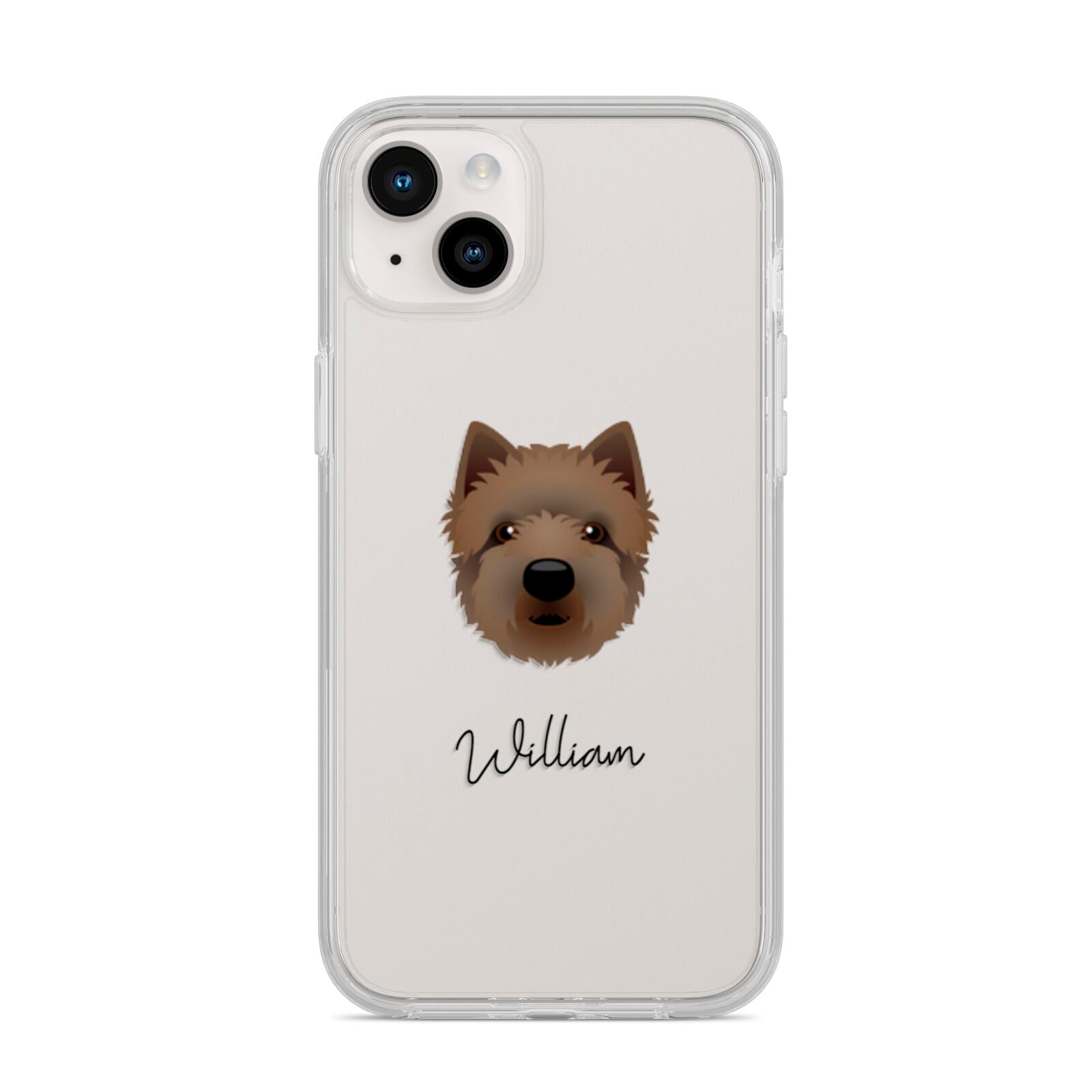 Westiepoo Personalised iPhone 14 Plus Clear Tough Case Starlight