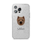 Westiepoo Personalised iPhone 14 Pro Max Glitter Tough Case Silver